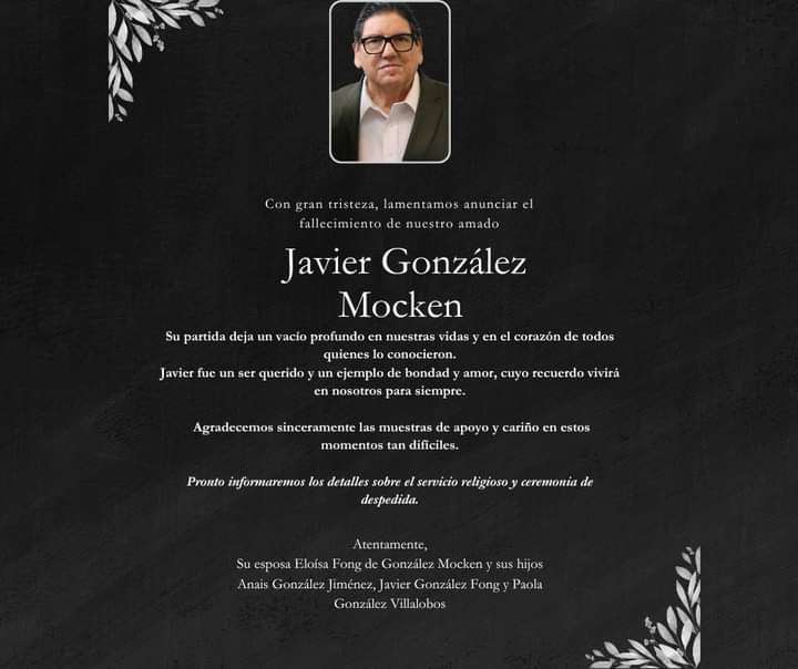 Organiza familia homenaje y ceremonia de despedida para Mocken
