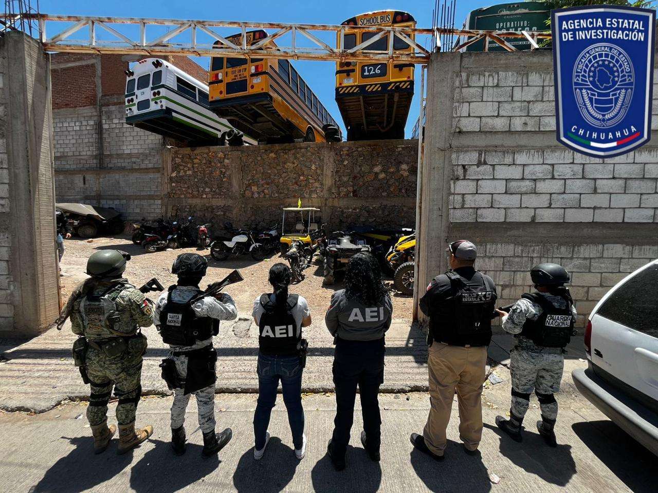 Inspecciona célula BOI talleres de motos en Parral