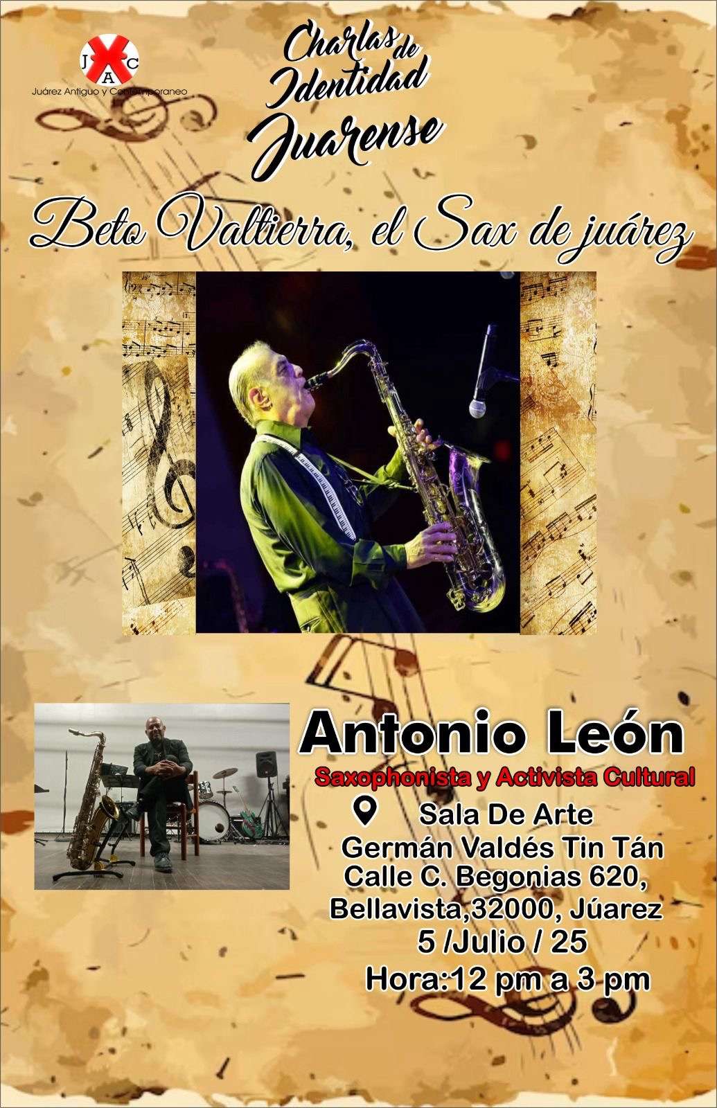 Celebran legado musical de Beto Valtierra con charla en Juárez