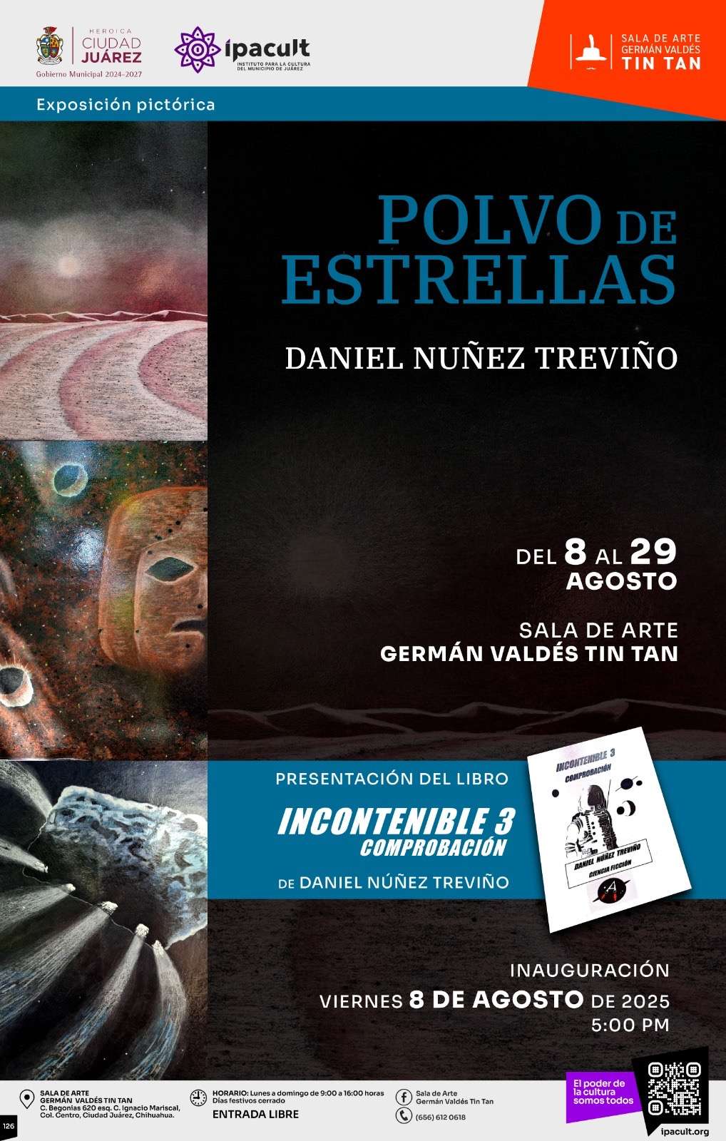 Presenta IPACULT exposición y libro de Daniel Núñez Treviño