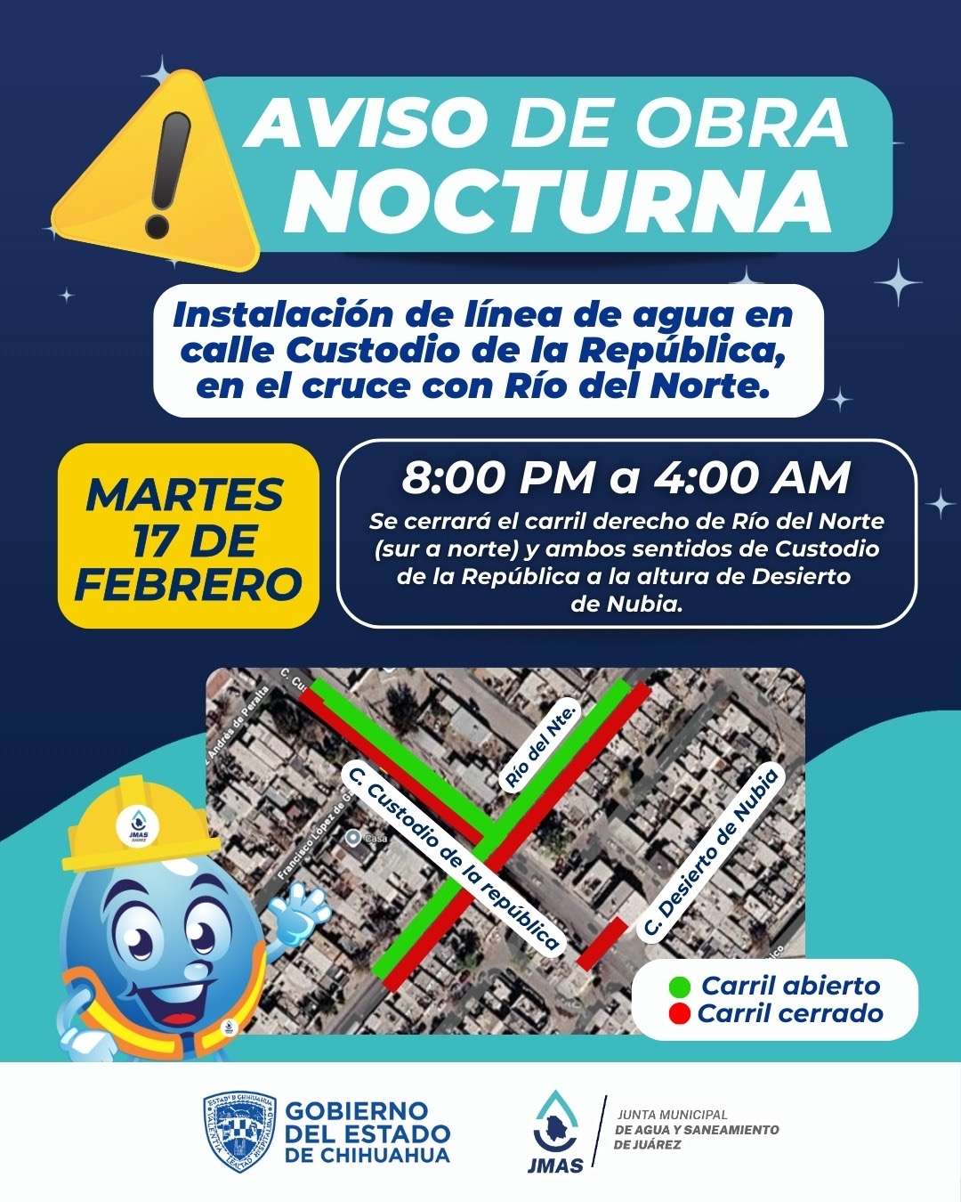 Avanza sectorización en parajes de oriente con nuevas líneas