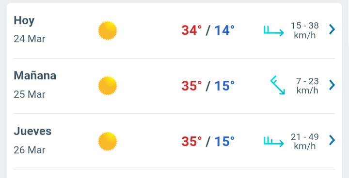 Día soleado con temperatura hasta 34°C en Juárez 