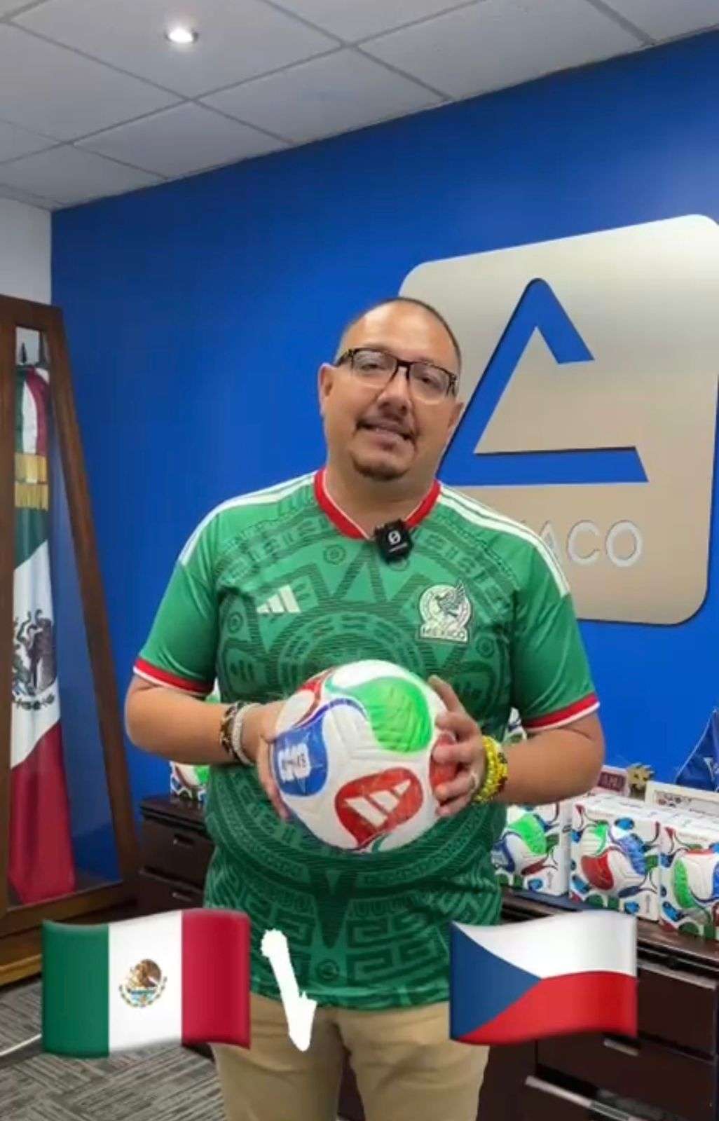 Transmitirán hoy partido de México en Feria Canaco Juárez