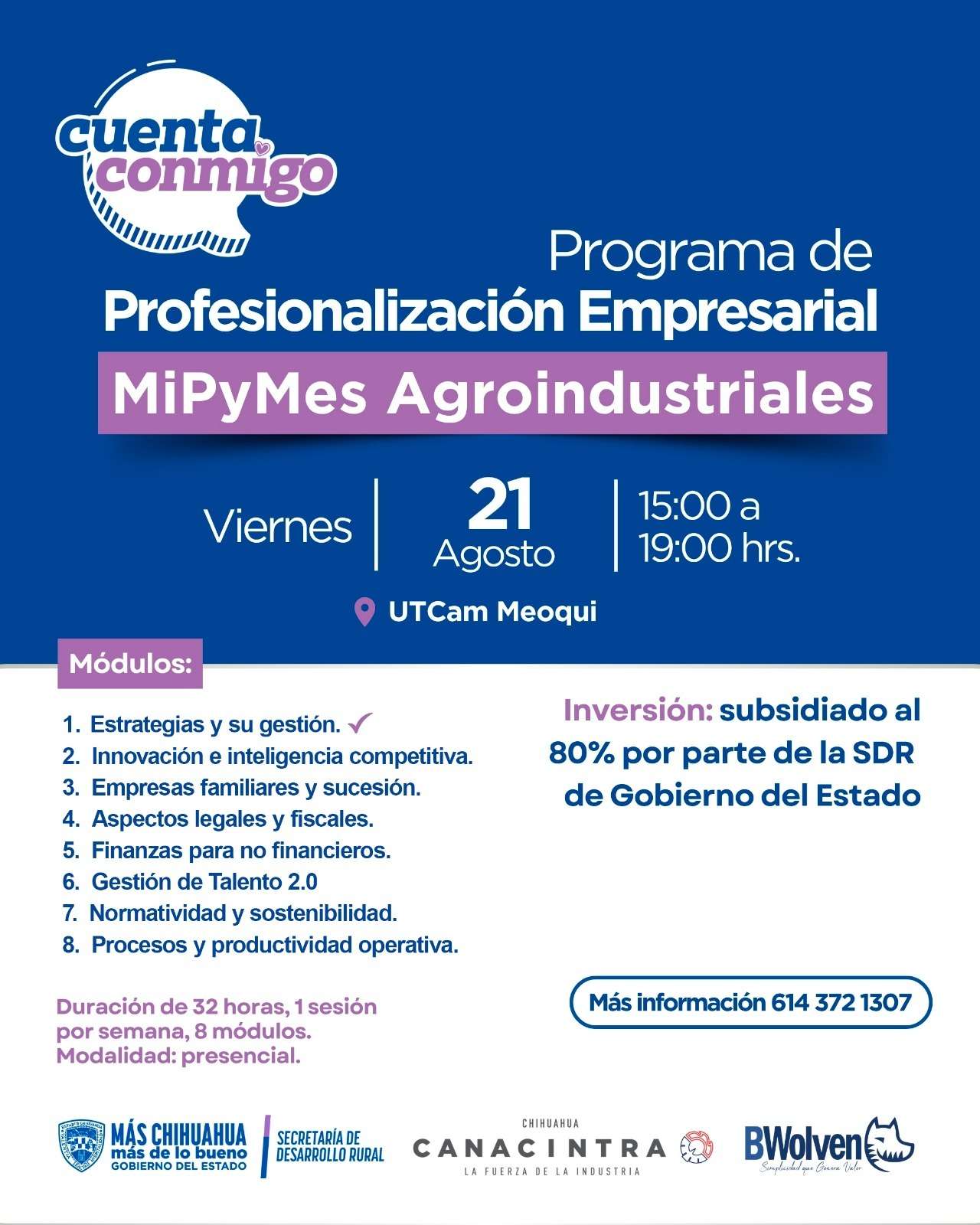 Convocan en Meoqui para Programa de MiPyMEs Agroindustriales
