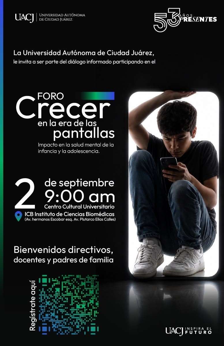 UACJ pondrá bajo análisis los retos digitales que enfrentan niñas, niños y adolescentes