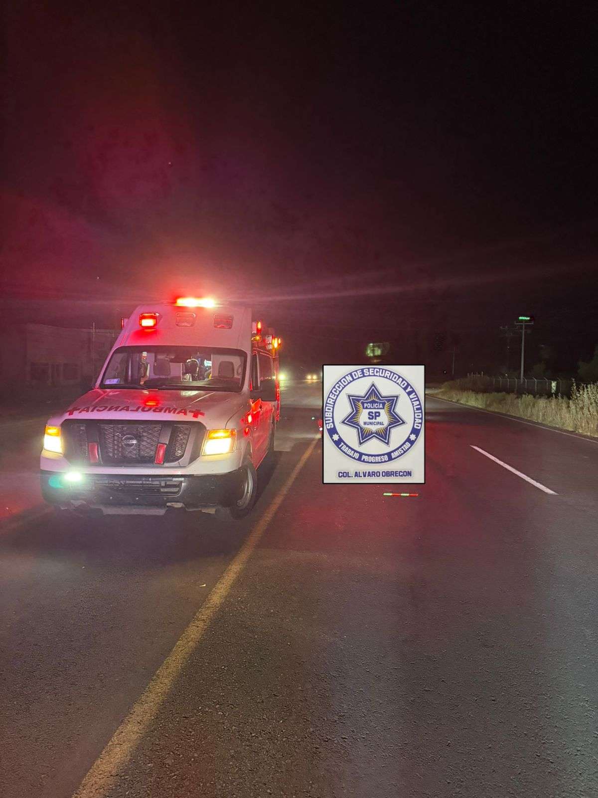 Lo atropellan y dejan herido sobre carretera de Cuauhtémoc