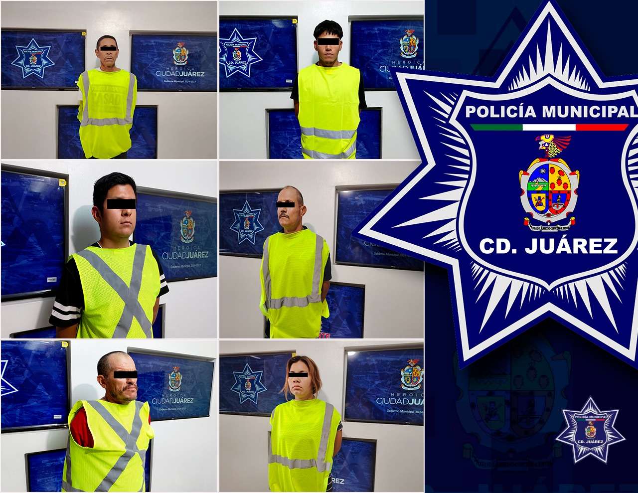 Detienen a 6 con orden de aprehensión
