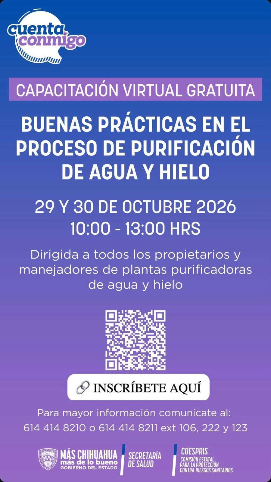Ofrecerá Coespris capacitación a purificadoras de agua