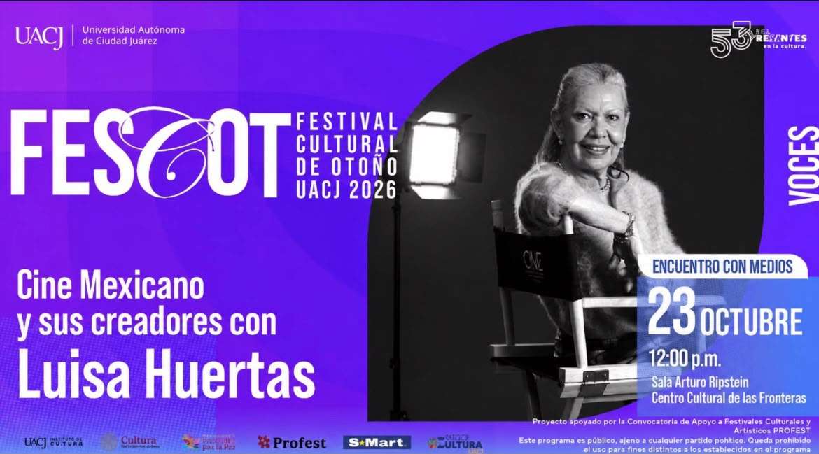 Participa Luisa Huertas en Festival de Otoño de UACJ